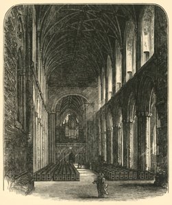 A Nave, Nipon Minster, Olhando para o Leste, 1898. de Unbekannt
