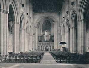The Nave, Catedral de Ripon, 1904 de Unbekannt