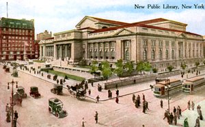 The New Public Library, Nova York, EUA, 1910 de Unbekannt
