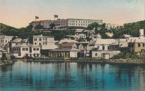 O novo St. George Hotel, St. Georges, Bermudas, início do século XX. de Unbekannt