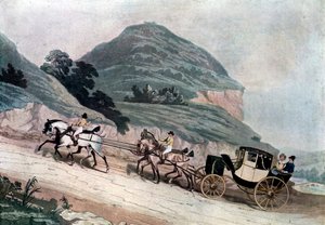 O deputado recém-eleito, a caminho da Câmara dos Comuns 1835, c1920 de Unbekannt