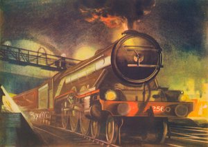 O escocês da noite, LNER, deixando Kings Cross, 1940 de Unbekannt