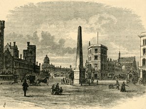 O Obelisco em St. Georges Circus, c1878. de Unbekannt