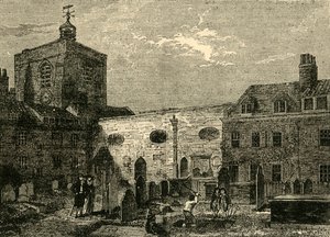 A antiga igreja de St. James, Clerkenwell, c1872. de Unbekannt