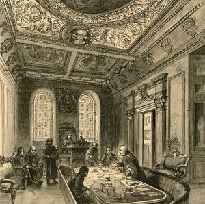 O Antigo Tribunal de Vereadores, Guildhall, 1897. de Unbekannt