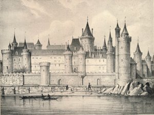 O antigo Louvre em 1670, 1915 de Unbekannt