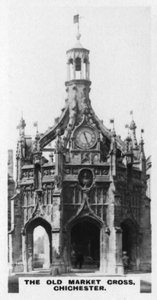 A Old Market Cross, Chichester, Sussex Ocidental, 1920 de Unbekannt