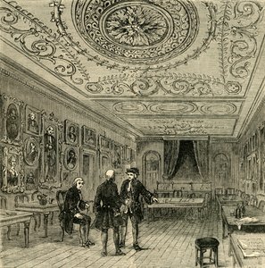 O quarto velho em Evanss., 1881. de Unbekannt