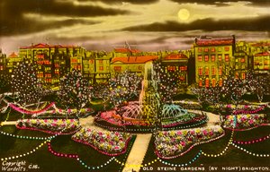 Os jardins velhos de Steine, Brighton, Sussex, c1940 de Unbekannt
