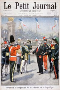 Abertura da Exposição Universal pelo Presidente da República, Paris, 1900 de Unbekannt