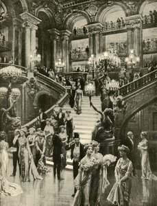 A ópera em Paris, 1910. de Unbekannt