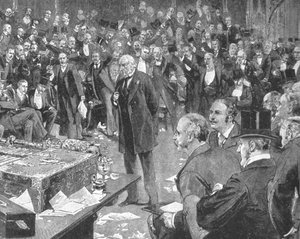 A derrubada do governo de Lord Salisburys, 12 de agosto de 1892 ..., 1901. de Unbekannt