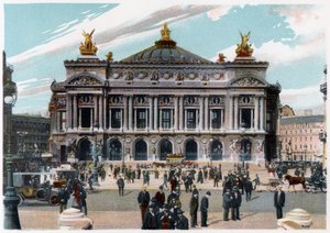 O Palais Garnier, Paris, c1900 de Unbekannt