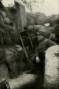 O periscópio nas trincheiras, 1919. de Unbekannt
