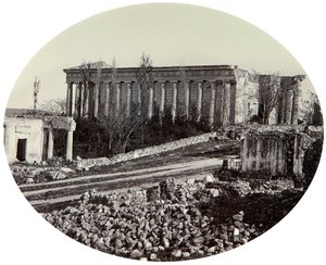A Catedral de Pedro e Paulo em Sebastopol após a Guerra da Crimeia, Crimeia, final da década de 1850 de Unbekannt