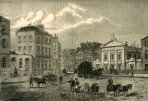 O polígono, Somers Town, em 1850, c1876. de Unbekannt