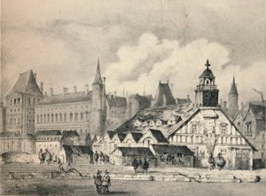A Pompe de la Samaritaine em 1635, 1915 de Unbekannt