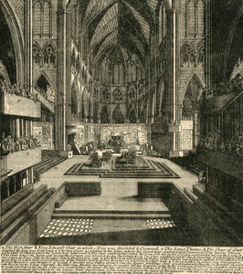 Os preparativos para a coroação de Tiago II. e Sua Rainha, em 1685, 1881. de Unbekannt