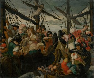 O Estupro de Helen, c. 1550 de Unbekannt