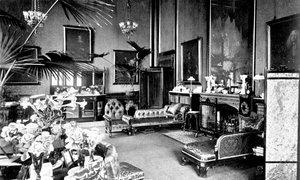A sala de estar vermelha na Casa dos Oradores, Palácio de Westminster, Londres, c1905 de Unbekannt