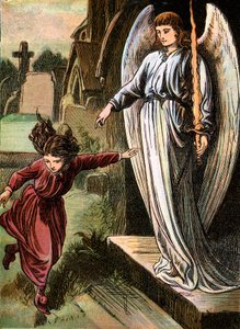 Os sapatos vermelhos, conto de fadas de Hans Christian Andersen, c1880 de Unbekannt
