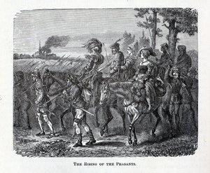 O surgimento dos camponeses, 1882 de Unbekannt