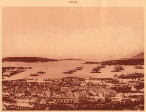 O Roadstead, Toulon, 1930. de Unbekannt