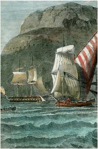 A rocha de Gibraltar, c1880 de Unbekannt