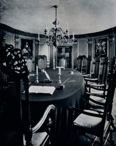 A sala no Capitólio onde o Conselho Executivo se reuniu, c1938 de Unbekannt