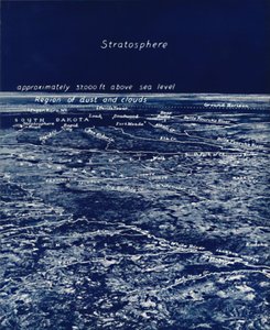 A rotundidade da terra da estratosfera, 1935 de Unbekannt