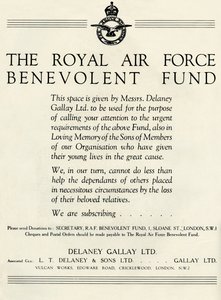 Fundo Benevolente da Força Aérea Real, 1941. de Unbekannt