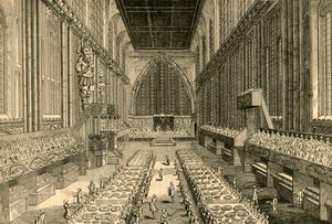 O banquete real em Guildhall, 1761, 1897. de Unbekannt
