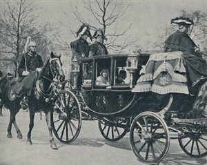 O casal real que volta da abadia, 1923, 1937. de Unbekannt