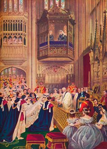 Casamento Real, Capela de St Georges, Windsor, 10 de março de 1863 1910 de Unbekannt