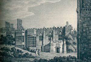 As ruínas de Cowdray House, perto de Midhurst, Sussex, 1907 de Unbekannt