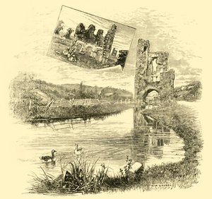 As ruínas da abadia de Mellifont, 1898. de Unbekannt
