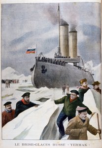 O quebra-gelo russo Yermak, 1902 de Unbekannt
