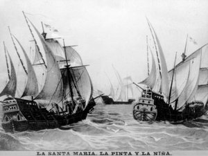 Santa Maria, Pinta e Nina, século XV, década de 1920 de Unbekannt