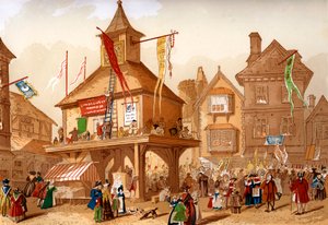 O Jubileu de Shakespeare em Stratford upon Avon, c1850 de Unbekannt