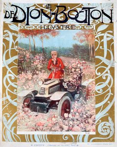 The Skid, ilustração da revista Le De Dion-Bouton, 1909 de Unbekannt