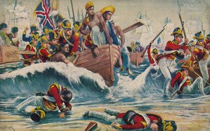 A infantaria leve de Somerset. Desembarque Desesperado na Baía de Aboukir, 1801, 1939 de Unbekannt