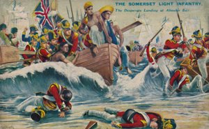 A infantaria leve de Somerset. Desembarque Desesperado na Baía de Aboukir, 1801, 1939. de Unbekannt