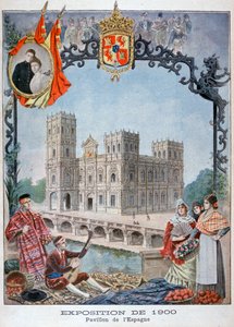 O pavilhão espanhol na Exposição Universal de 1900, Paris, 1900 de Unbekannt