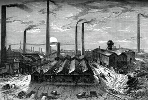 Os produtos químicos St Rollox, Glasgow, c1880 de Unbekannt