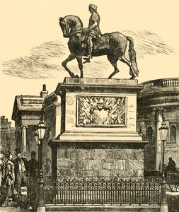 A estátua de William III, 1898. de Unbekannt