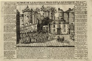 A invasão da Bastilha em 14 de julho de 1789, 1789 de Unbekannt
