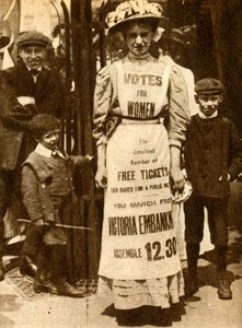 A empregada doméstica Sufragista 1908, 1933. de Unbekannt