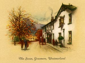 O cisne, Grasmere, Westmorland, 1939. de Unbekannt