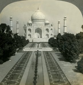 O Taj Mahal, Agra, Índia, 1902. de Unbekannt