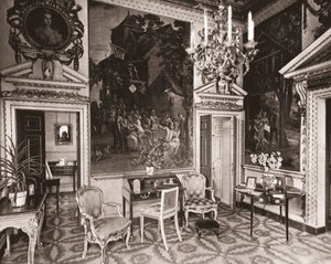 A sala de tapeçaria, Chiswick House, Londres, 1894. de Unbekannt
